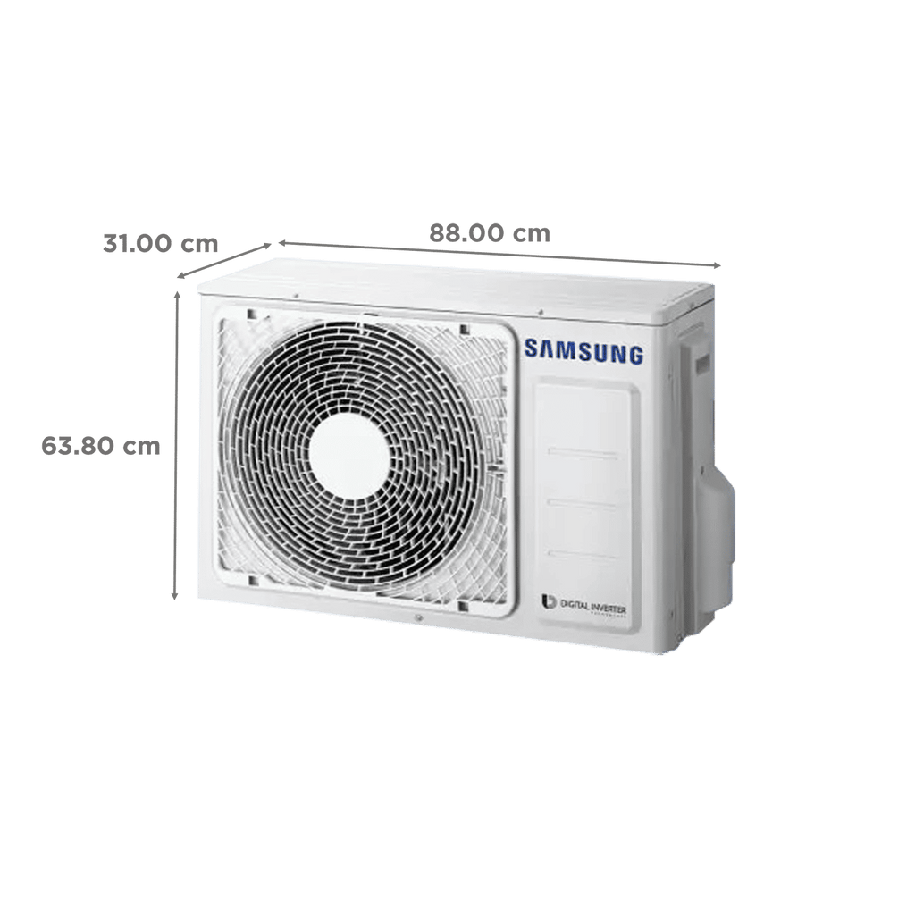 SAMSUNG 5 in 1 Convertible 1.5 Ton 5 Star Inverter Split Smart AC with AI Auto Cooling ( Copper Condenser, AR18CY5YAWK)