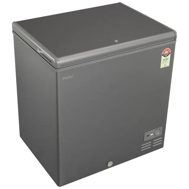 Haier Titanium 225 Litres 5 Star Single Door Deep Freezer (Stabilizer Free Operation, HFC-225SME5, Grey)