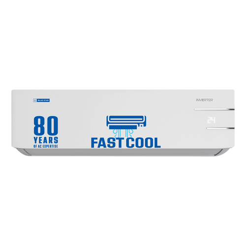 Blue Star Y Series 5 in 1 Convertible 1 Ton 3 Star Inverter Split AC with Dust Filter (Copper Condenser, IE312YNU)