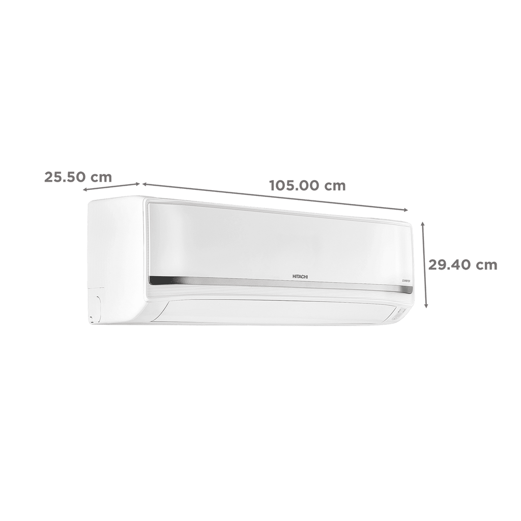 HITACHI iZen 3400SXL 2 Ton 3 Star Inverter Split AC with Anti Bacterial Super Fine Mesh Filter (Copper Condenser, RAS.G324PCCISS)