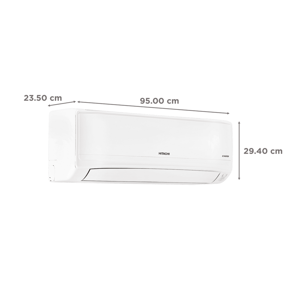 HITACHI iZen 3400SXL Convertible 1.5 Ton 3 Star Invertor Split AC with Anti Bacterial SuperFine Mesh Filter (Copper Condenser, RAS G318PCCISS1)