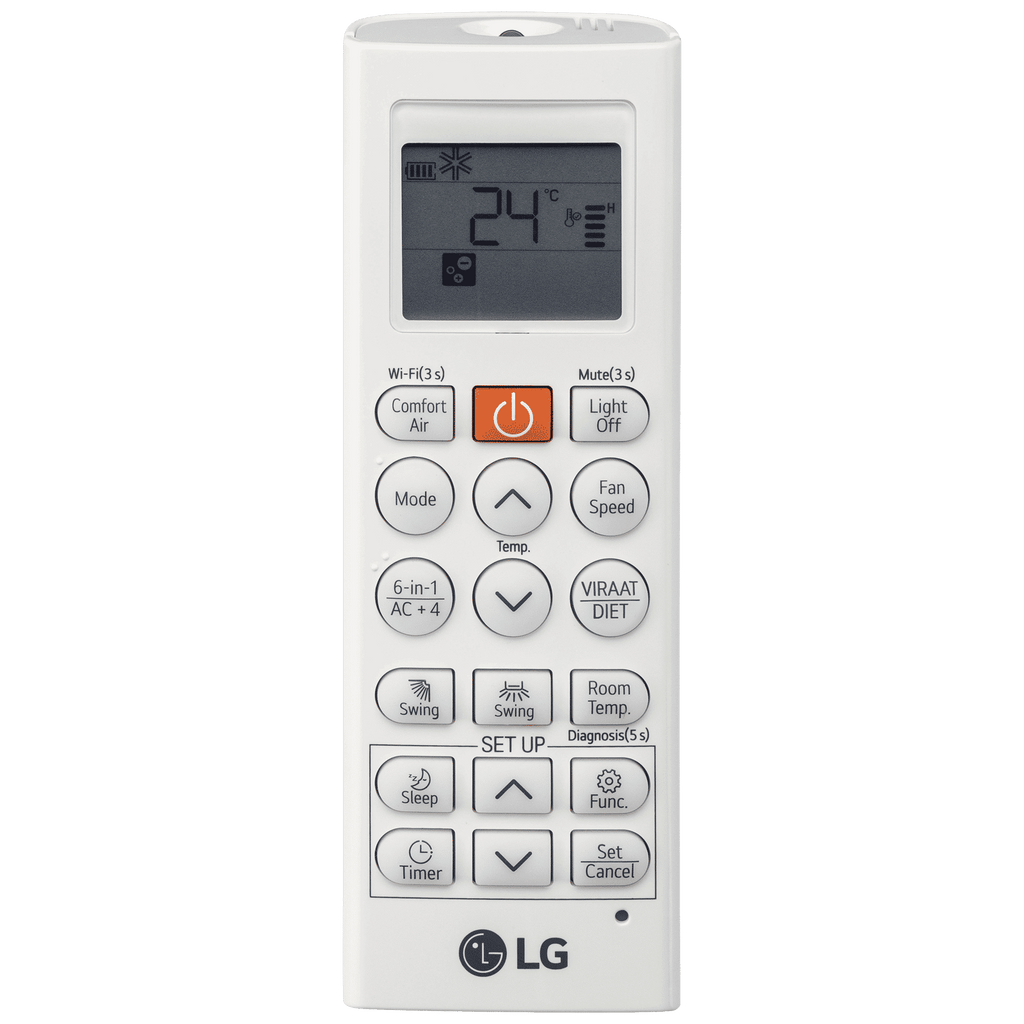 LG 6 in 1 Convertible 1.5 Ton 5 Star Dual Inverter Split AC with HD Filter (2025 Model, Copper Condenser, US-Q19ANZE.ANLG)