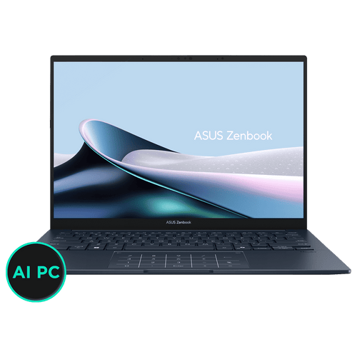 ASUS Zenbook 1 Intel Core Ultra 5 225H Touchscreen Notebook Laptop (16GB, 1TB SSD, Windows 11 Home, 14 inch OLED Display, MS Office 2024, Ponder Blue, 1.28 KG)