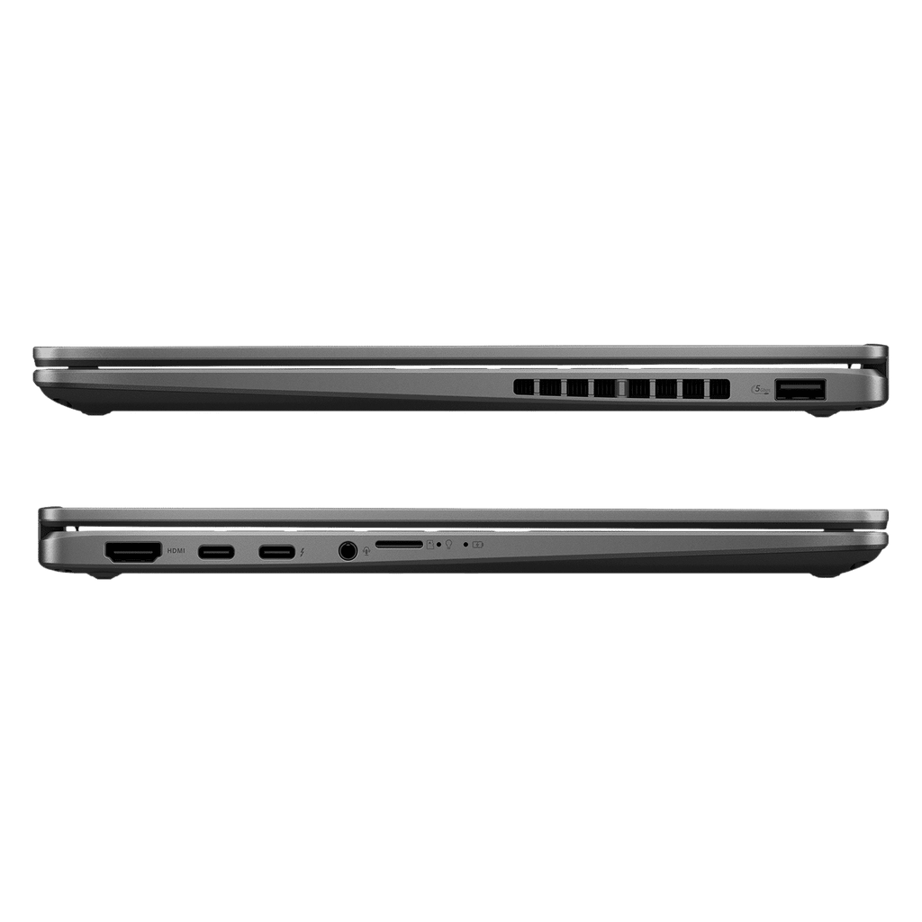 ASUS Vivobook 14 Flip Intel Core Ultra 5 Touchscreen 2-in-1 Laptop (16GB, 512GB SSD, Windows 11 Home, 14 inch OLED Display, MS Office Home 2024 & MS 365 Basic, Matte Gray, 1.57 KG)