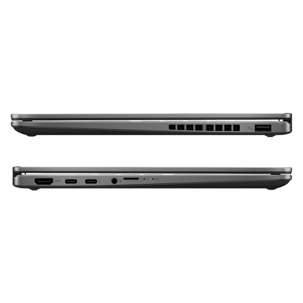 ASUS Vivobook 14 Flip Intel Core Ultra 5 Touchscreen 2-in-1 Laptop (16GB, 512GB SSD, Windows 11 Home, 14 inch OLED Display, MS Office Home 2024 & MS 365 Basic, Matte Gray, 1.57 KG)