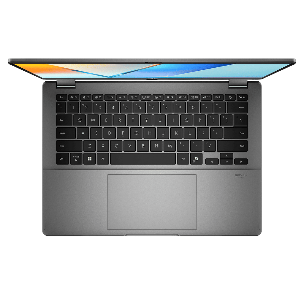 ASUS Vivobook 14 Flip Intel Core Ultra 5 Touchscreen 2-in-1 Laptop (16GB, 512GB SSD, Windows 11 Home, 14 inch OLED Display, MS Office Home 2024 & MS 365 Basic, Matte Gray, 1.57 KG)