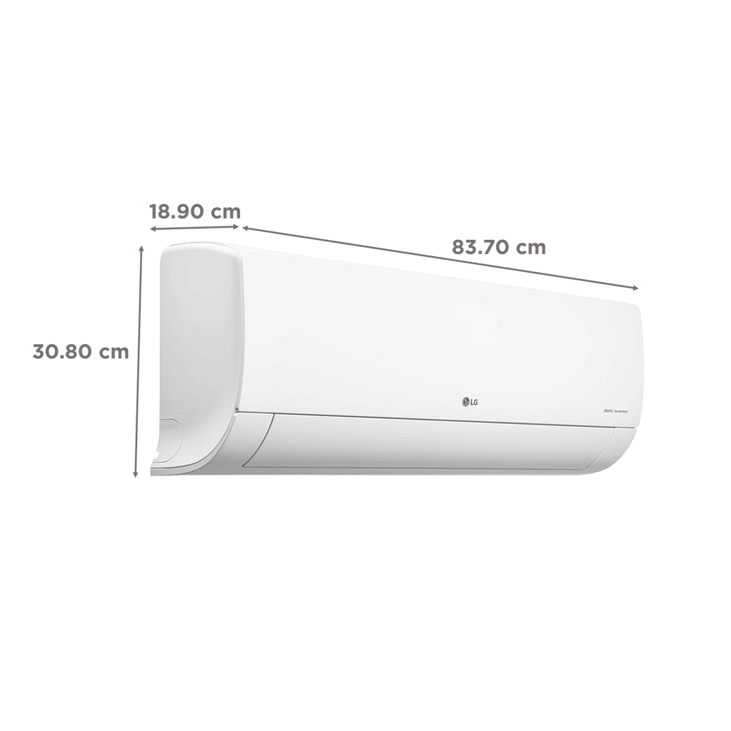 LG 6 in 1 Convertible 1.5 Ton 3 Star Dual Inverter Split AC with 6 Step Fan Speed (2025 Model, Copper Condenser, US-Q18RNXE.AMLG)