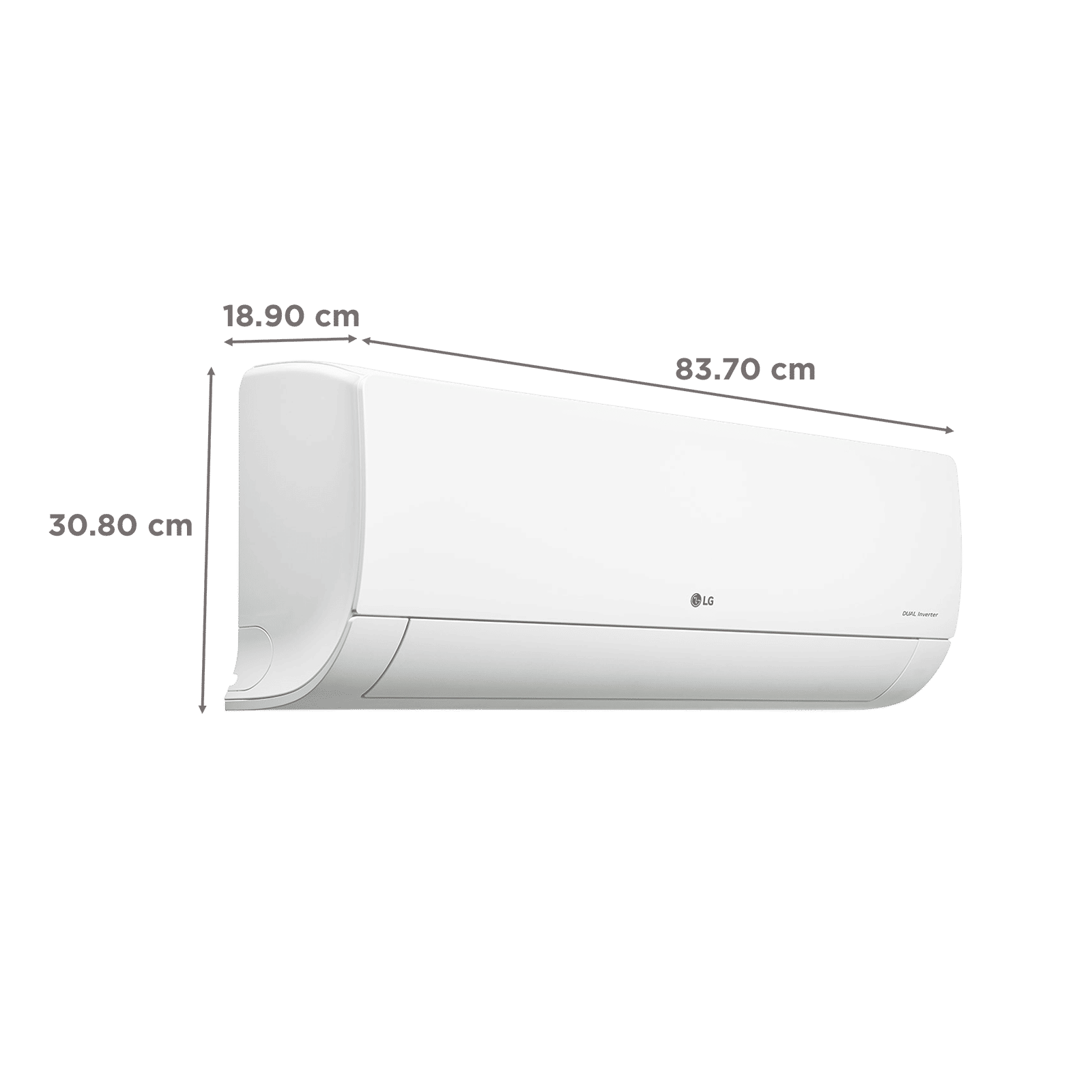 LG 6 in 1 Convertible 1.5 Ton 3 Star Dual Inverter Split AC with 6 Step Fan Speed (2025 Model, Copper Condenser, US-Q18RNXE.AMLG)