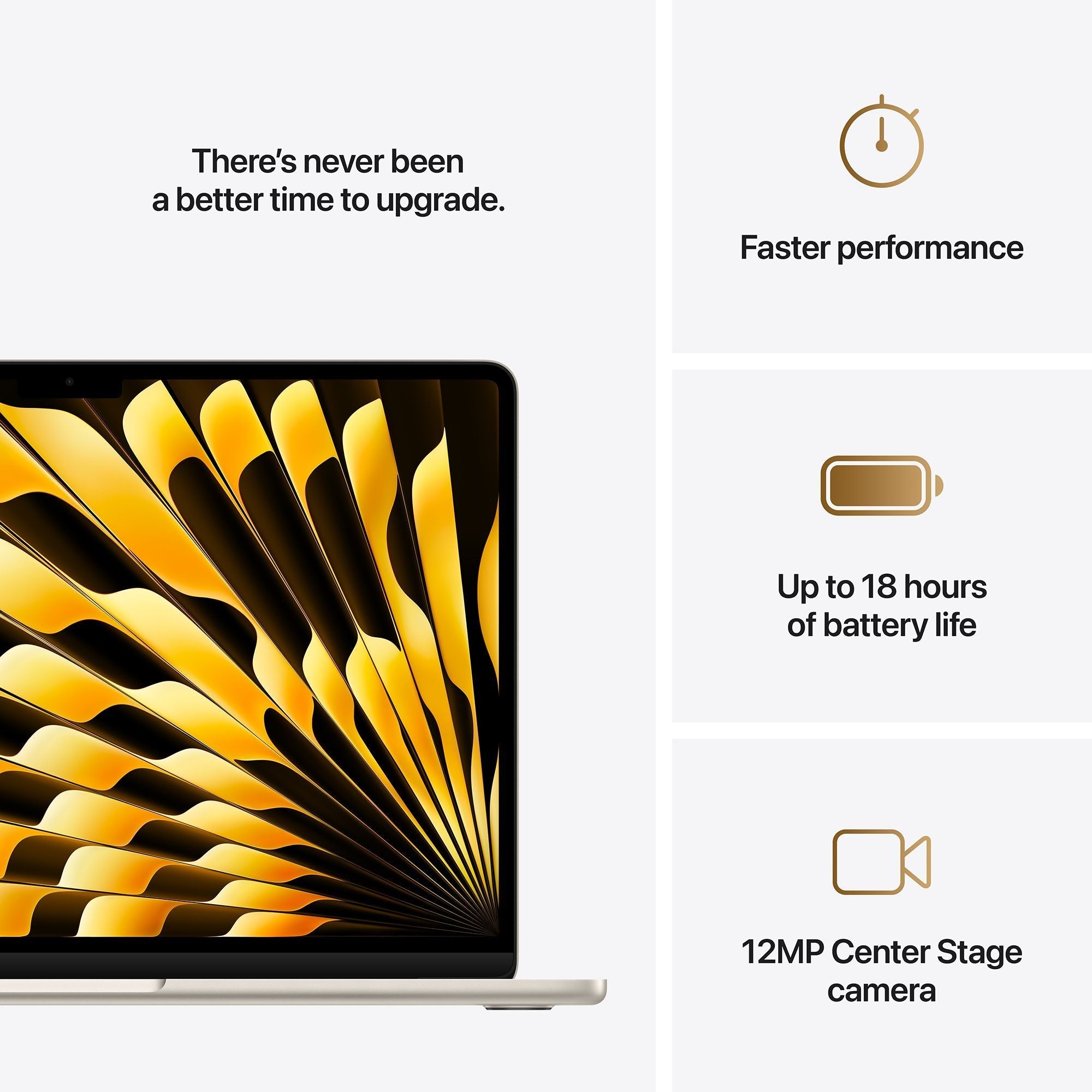 Apple MacBook Air (13.6 inch, M4, 16GB, 512GB, macOS, Starlight)