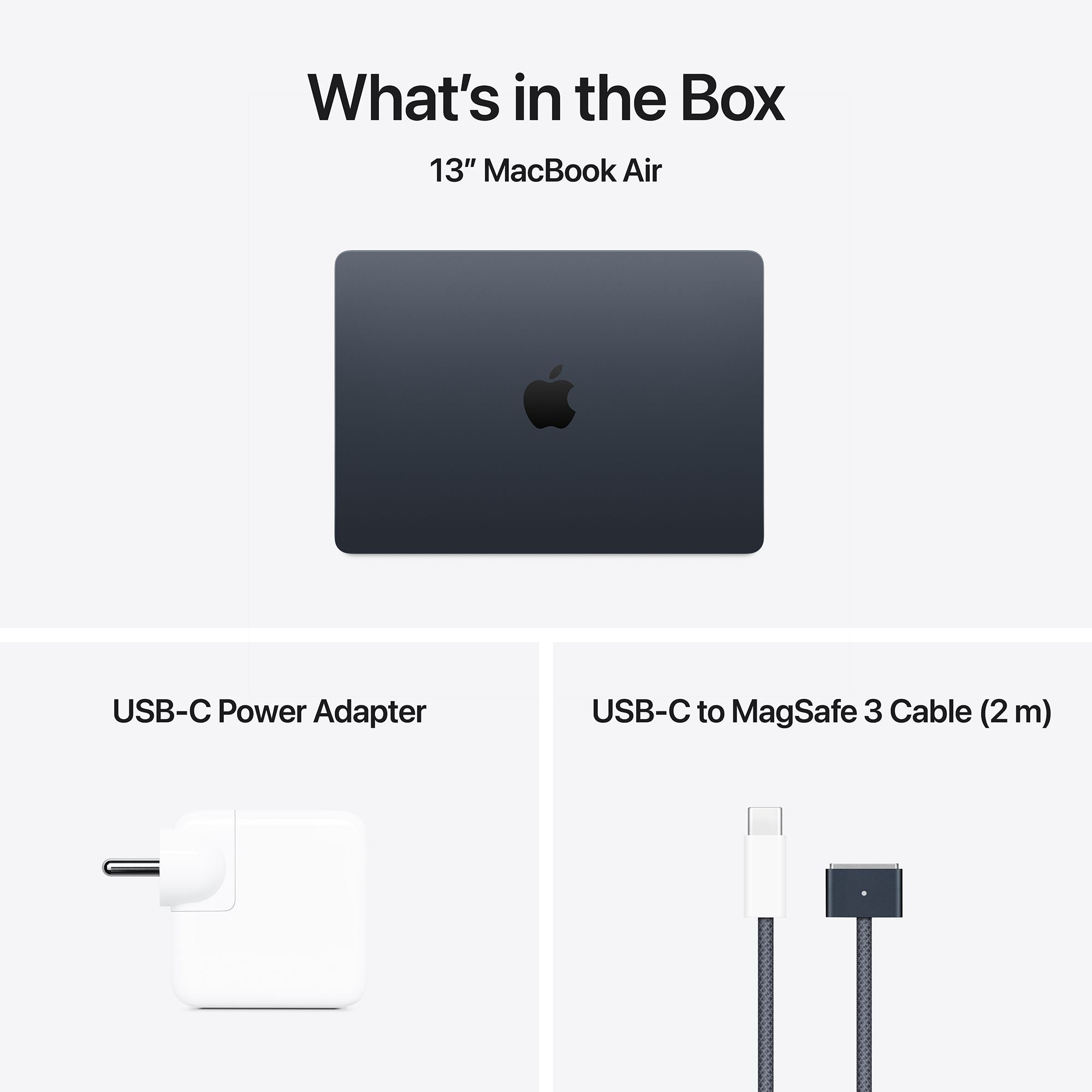 Apple MacBook Air (13.6 inch, M4, 16GB, 512GB, macOS, Midnight)