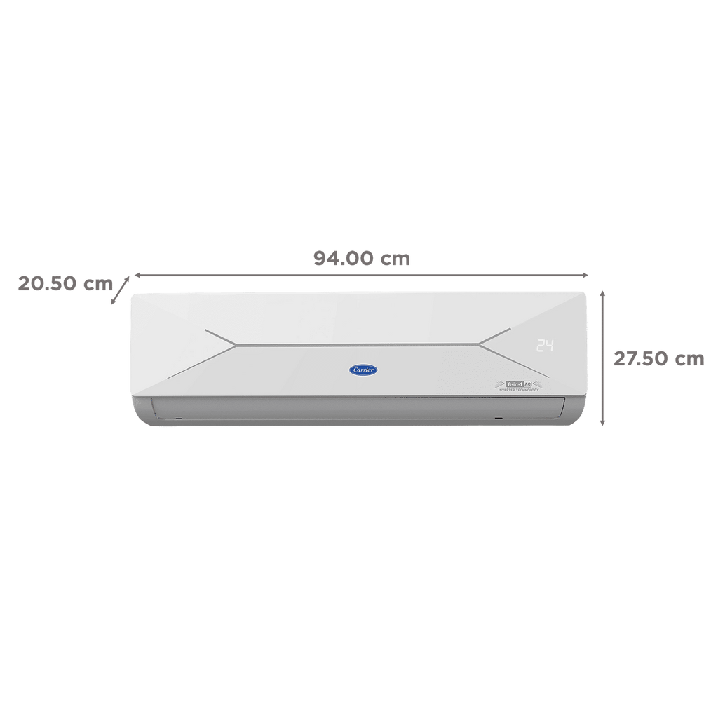 Carrier ESTER EDGE FXi 6 in 1 Convertible 1.5 Ton 4 Star Inverter Split AC with Intelligent CRF Alert (Copper Condenser, CAI19EE4R35F0)