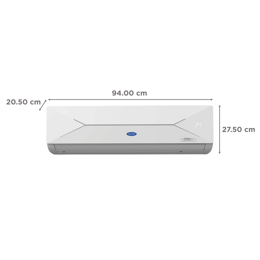 Carrier ESTER EDGE FXi 6 in 1 Convertible 1.5 Ton 5 Star Inverter Split Smart AC with Wi-Fi Supported (Copper Condenser, CAI19EE5R35W0)