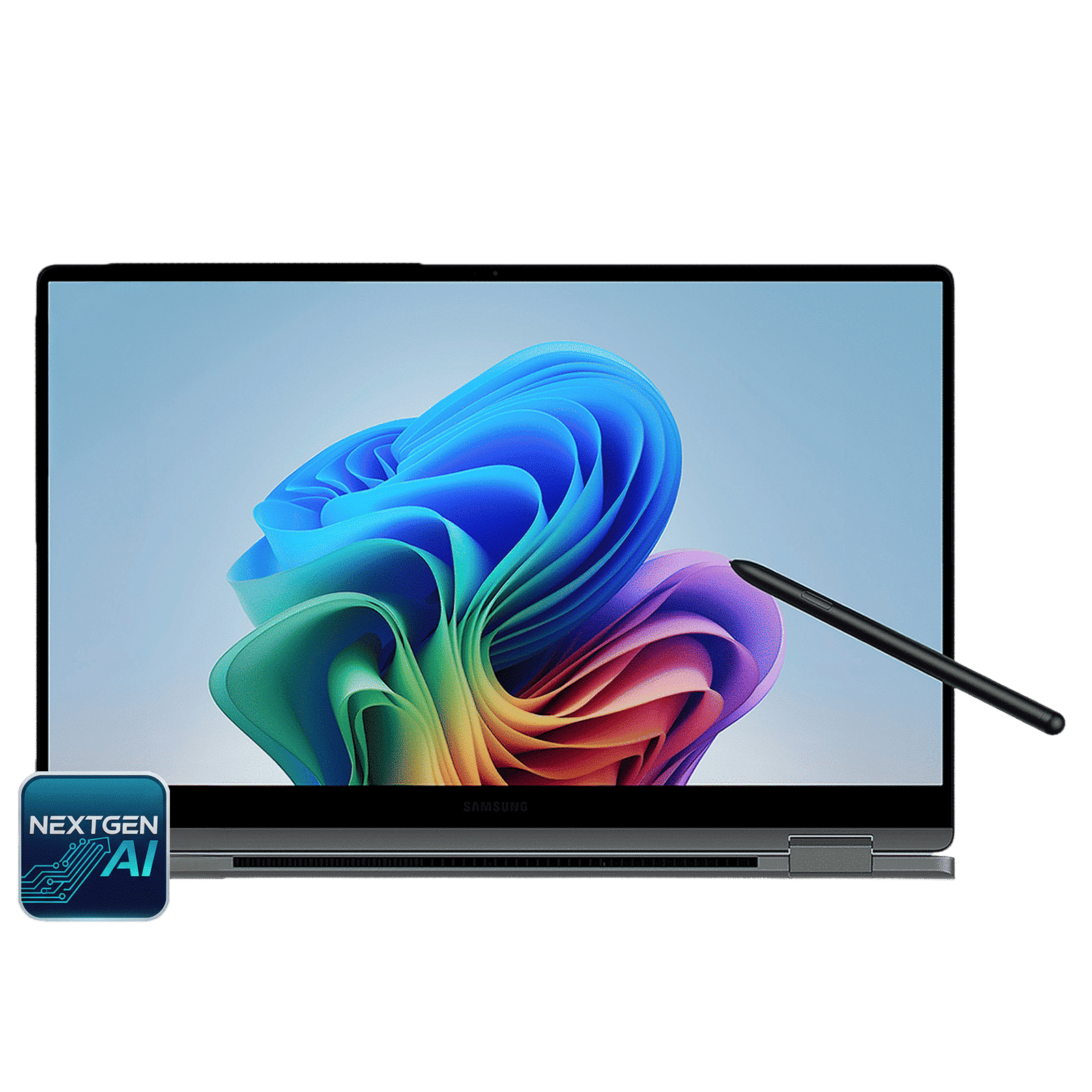 SAMSUNG Galaxy Book5 360 Intel Core Ultra 5 Touchscreen Thin & Light Laptop (16GB, 512GB SSD, Windows 11 Home, 8GB Graphics, 15.6 inch FHD AMOLED Display, MS Office 2021, Gray, 1.46 KG)