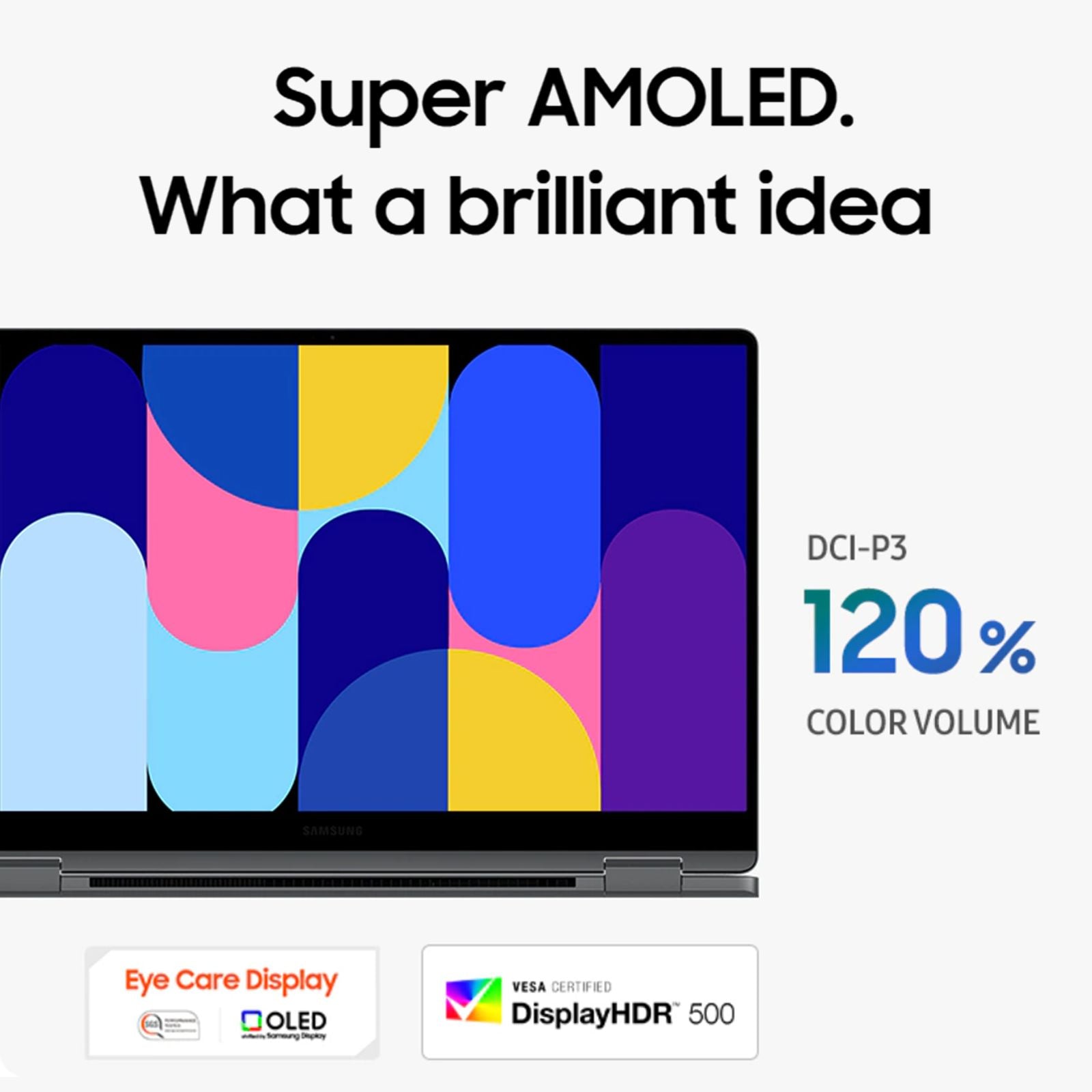 SAMSUNG Galaxy Book5 360 Intel Core Ultra 5 Touchscreen Thin & Light Laptop (16GB, 512GB SSD, Windows 11 Home, 8GB Graphics, 15.6 inch FHD AMOLED Display, MS Office 2021, Gray, 1.46 KG)