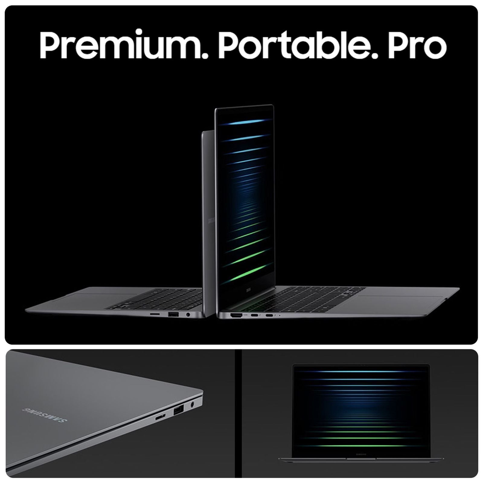 SAMSUNG Galaxy Book5 Pro Intel Core Ultra 7 Touchscreen Thin & Light Laptop (16GB, 512GB SSD, Windows 11 Home, 8GB Graphics, 14 inch WQXGA Plus AMOLED Display, MS Office 2021, Gray, 1.23 KG)