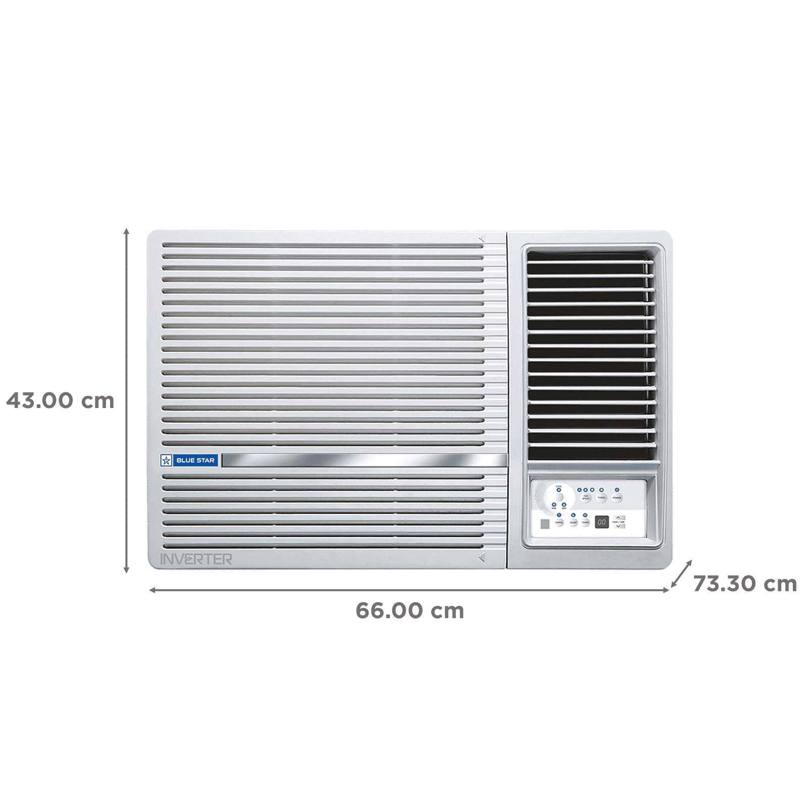 Blue Star L SERIES 1.5 Ton 5 Star Inverter Window AC (2025 Model, Copper Condenser, Dust Filters, WIE518L)