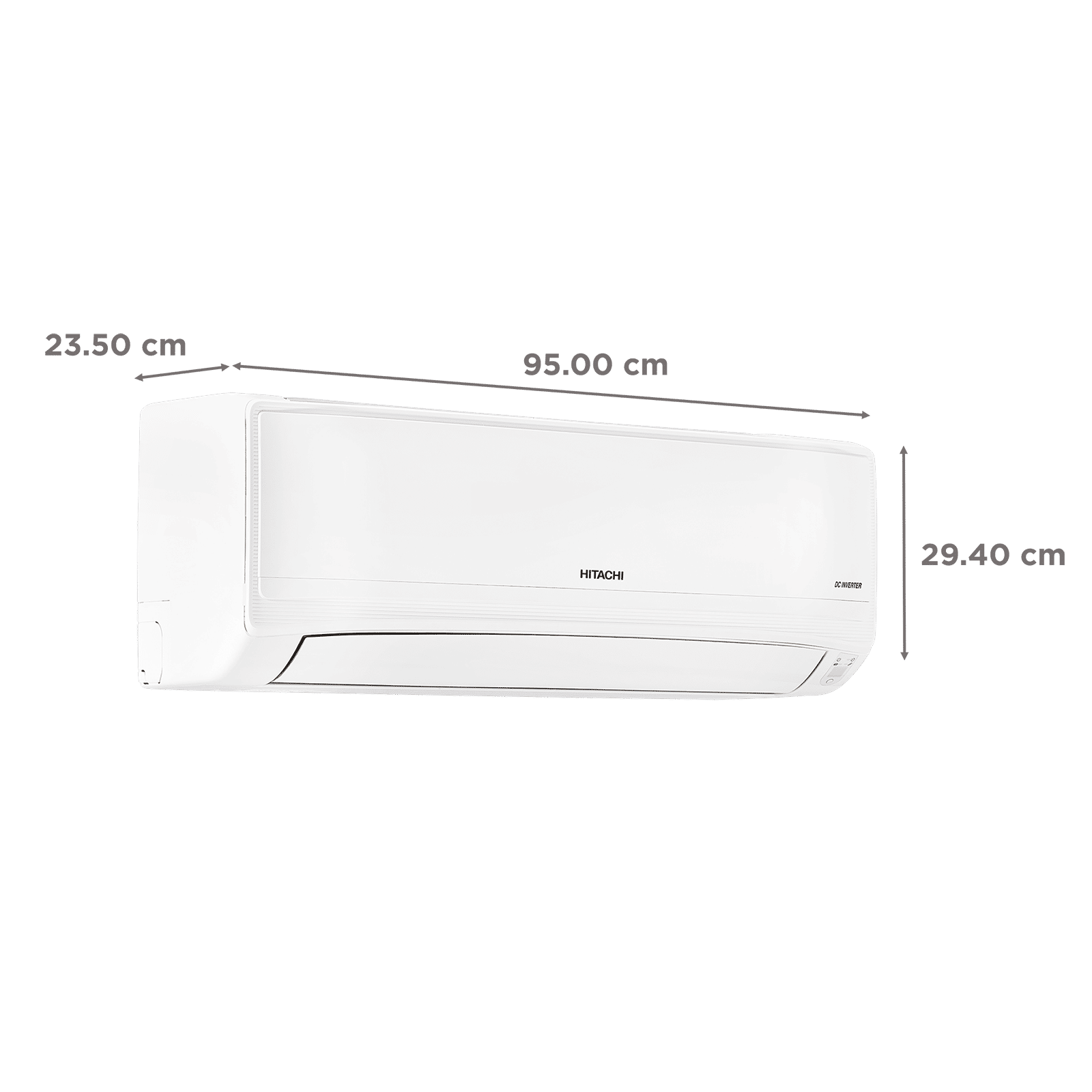 HITACHI iZen 3400SXL Convertible 1.5 Ton 3 Star Inverter Split AC with Penta Sensor (Copper Condenser, RAS.G318PCC2SS1)