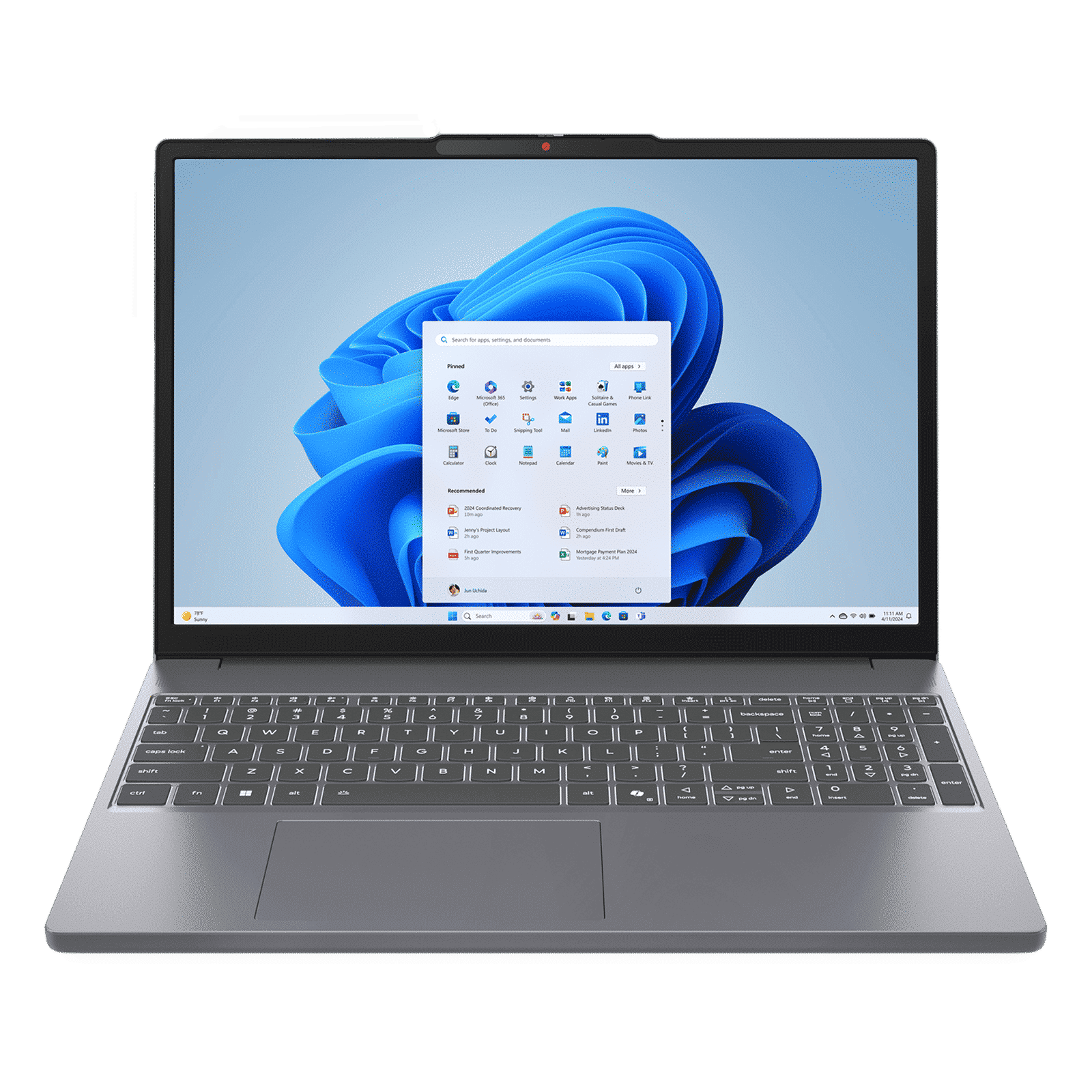 Lenovo IdeaPad Slim 3 15IRH10 Intel Core i5 13th Gen Thin & Light Laptop (16GB, 512GB SSD, Windows 11 Home, 15.3 inch WUXGA IPS Display, MS Office 2024, Luna Grey, 1.59 KG)