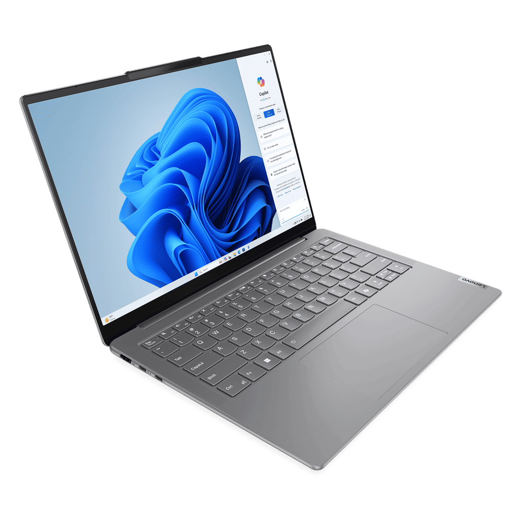 Lenovo Yoga Slim 7 14IMH9 Intel Core Ultra 5 Laptop (16GB, 1TB SSD, Windows 11 Home, 14 inch WUXGA OLED Display, MS Office 2024, Luna Grey, 1.39 KG)