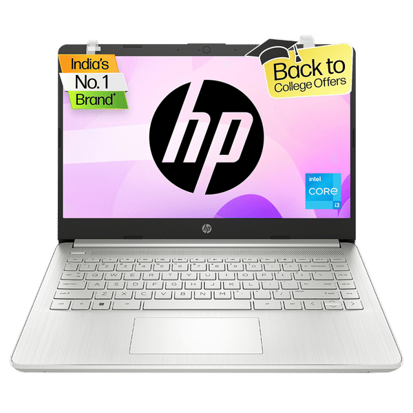 HP 14-ep0294TU Intel Core i3 13th Gen Laptop (8GB, 512GB SSD, Windows 11 Home, 14 inch Full HD Display, MS Office 2024, Natural Silver, 1.4 KG)