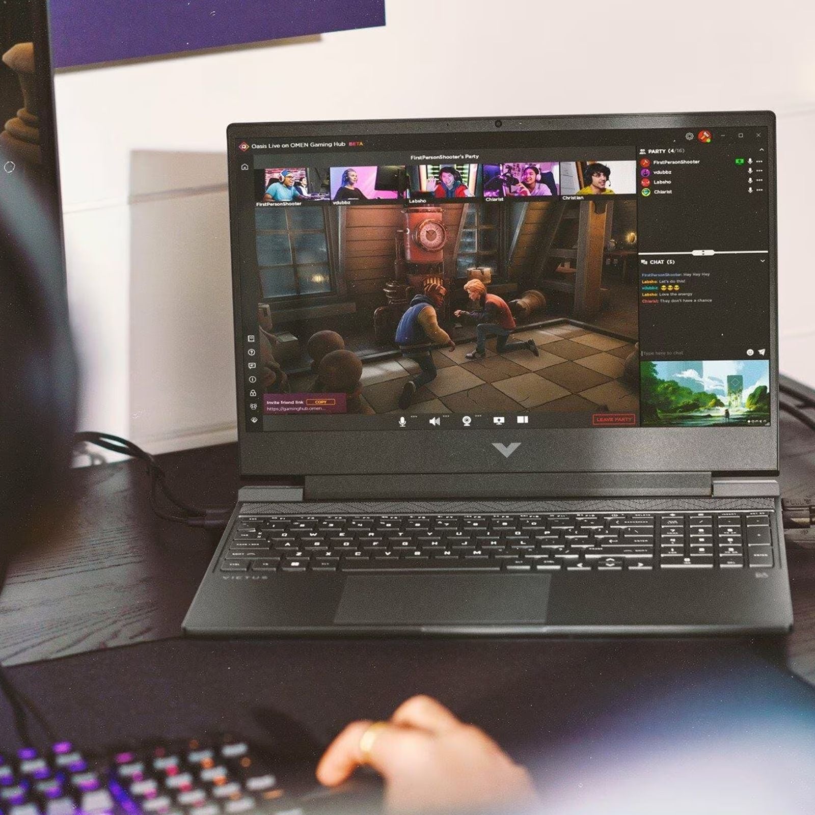 HP Victus 15-fa2192TX Intel Core i5 13th Gen Gaming Laptop (16GB, 512GB SSD, Windows 11 Home, 4GB Graphics, 15.6 inch 144 Hz Full HD IPS Display, NVIDIA GeForce RTX 3050, MS Office Home 2024, Performance Blue, 2.29 KG)