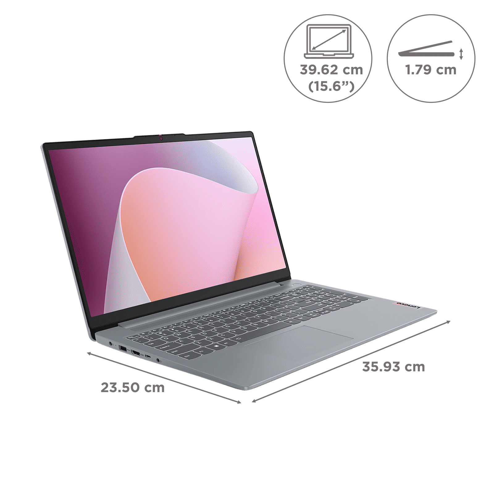 Lenovo IdeaPad Slim 3 15ABR8 AMD Ryzen 5 Thin & Light Laptop (8GB, 512GB SSD, Windows 11 Home, 15.6 inch Full HD Display, 1.62 KG)