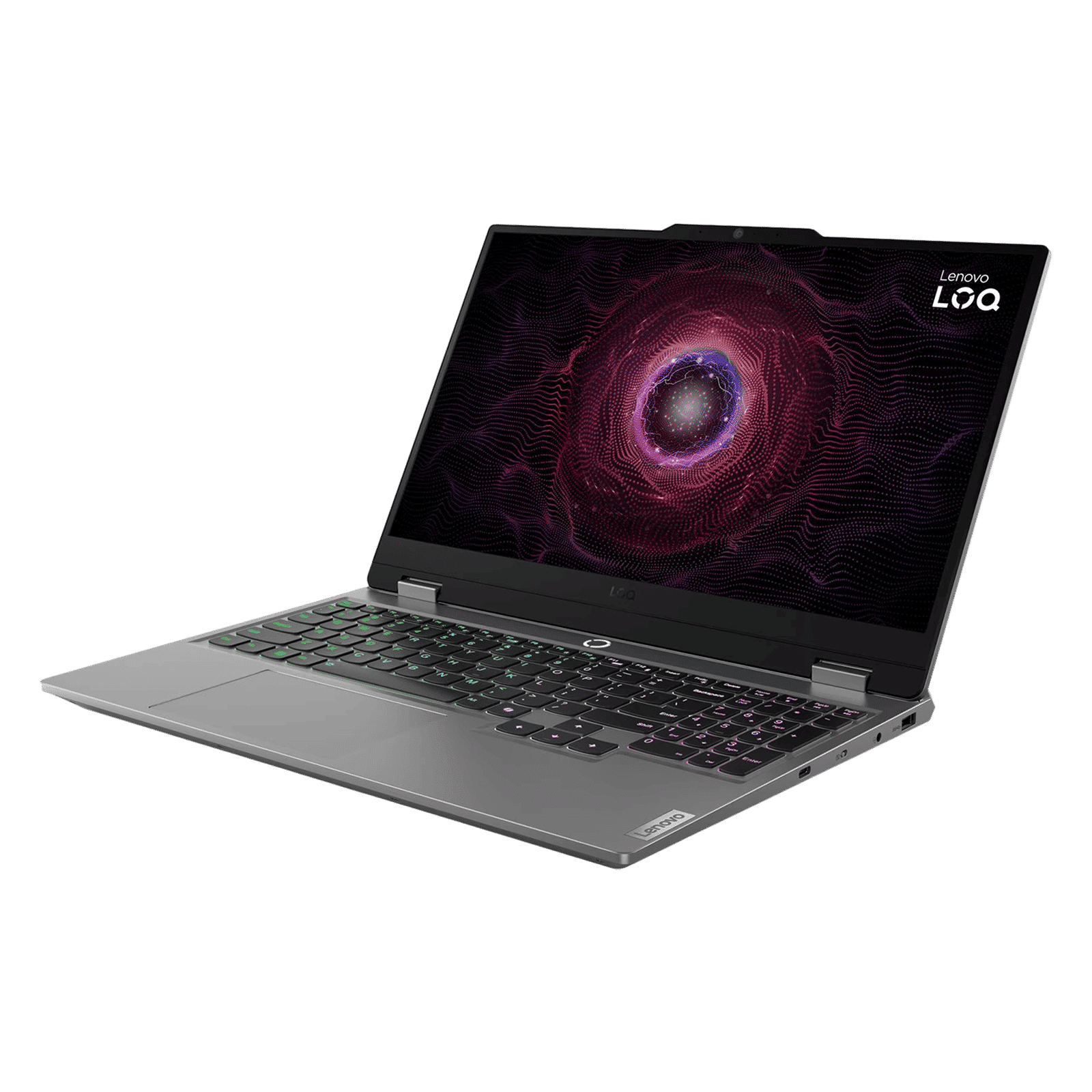 Lenovo LOQ 15ARP9 AMD Ryzen 5 Gaming Laptop (24GB, 512GB SSD, Windows 11 Home, 4GB Graphics, 15.6 inch 144 Hz Full HD IPS Display, NVIDIA GeForce RTX 3050A, MS Office Home 2024, Luna Grey, 2.38 KG)