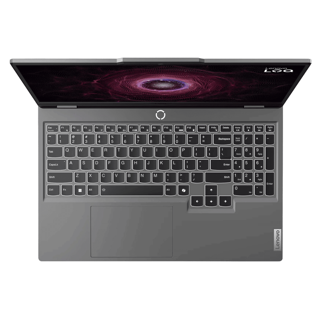 Lenovo LOQ 15ARP9 AMD Ryzen 5 Gaming Laptop (24GB, 512GB SSD, Windows 11 Home, 4GB Graphics, 15.6 inch 144 Hz Full HD IPS Display, NVIDIA GeForce RTX 3050A, MS Office Home 2024, Luna Grey, 2.38 KG)