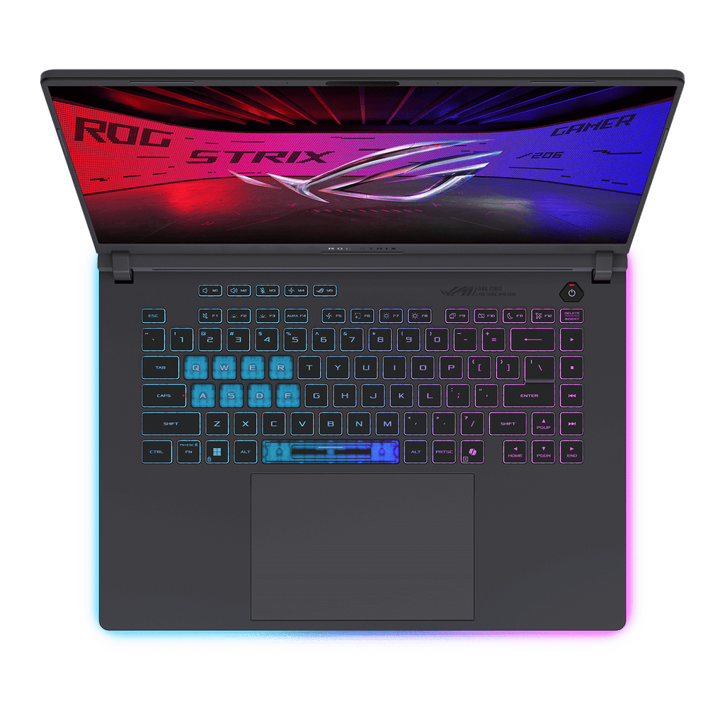 ASUS ROG Strix G16 G615LM-S5128WS Intel Core Ultra 9 Gaming Laptop (16GB, 1TB SSD, Windows 11 Home, 8GB Graphics, 16 inch 240 Hz 2.5K WQXGA IPS Display, NVIDIA GeForce RTX 5060, MS Office Home 2024, Eclipse Gray, 2.65 KG)