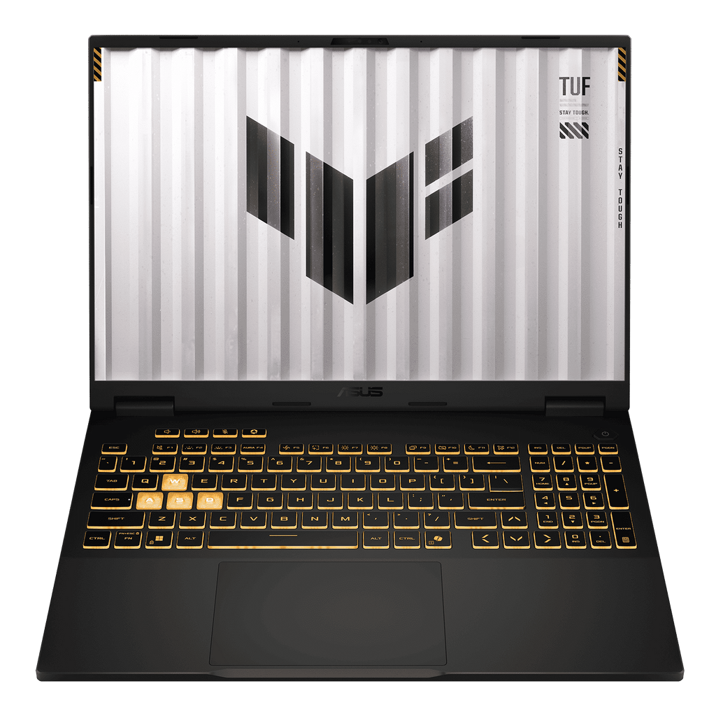 ASUS TUF F16 FX608JMR-RV049WS Intel Core i7 14th Generation Gaming Laptop (16GB, 1TB SSD, Windows 11 Home, 8GB Graphics, 16 inch 165 Hz Full HD IPS Display, NVIDIA GeForce RTX 5060, MS Office Home 2024, Jaeger Gray, 2.20 KG)