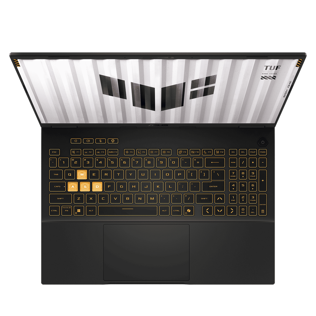 ASUS TUF F16 FX608JMR-RV049WS Intel Core i7 14th Generation Gaming Laptop (16GB, 1TB SSD, Windows 11 Home, 8GB Graphics, 16 inch 165 Hz Full HD IPS Display, NVIDIA GeForce RTX 5060, MS Office Home 2024, Jaeger Gray, 2.20 KG)