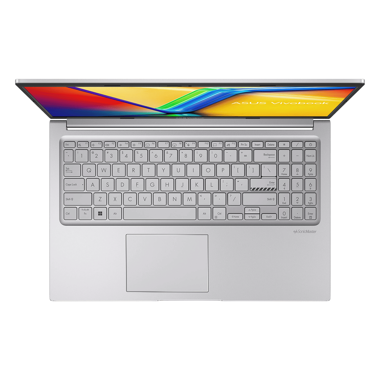 ASUS Vivobook 15 X1504VA-NJ3320WS Intel Core i3 13th Gen Thin & Light Laptop (8GB, 512GB SSD, Windows 11 Home, 15.6 inch Full HD Display, MS Office Home 2024, Cool Silver, 1.70 KG)