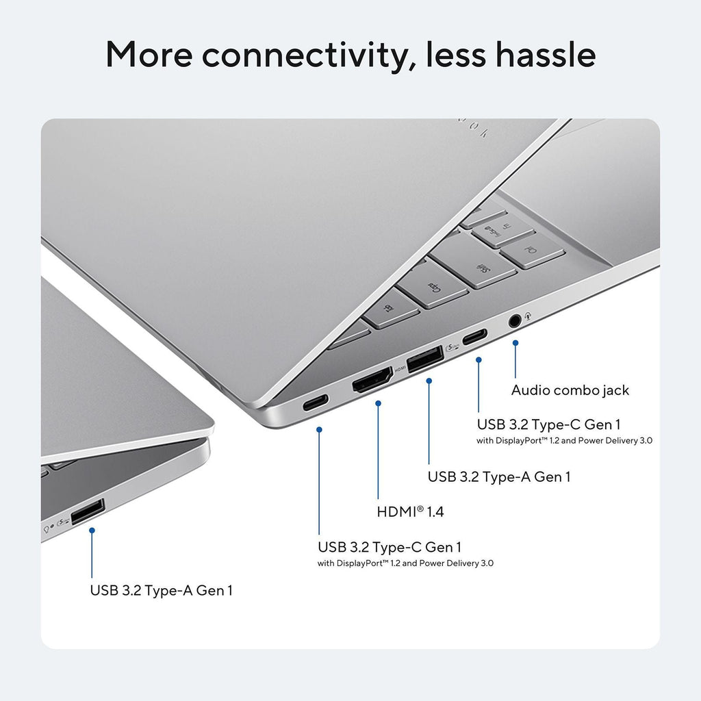 ASUS Vivobook S14 S3407CA-LY060WS Intel Core Ultra 5 Thin & Light Laptop (16GB, 512GB SSD, Windows 11, 14 inch WUXGA IPS Display, MS Office 2024, Cool Silver, 1.40 KG)