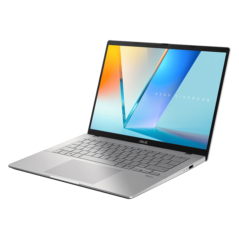 ASUS Vivobook S14 S3407CA-LY060WS Intel Core Ultra 5 Thin & Light Laptop (16GB, 512GB SSD, Windows 11, 14 inch WUXGA IPS Display, MS Office 2024, Cool Silver, 1.40 KG)