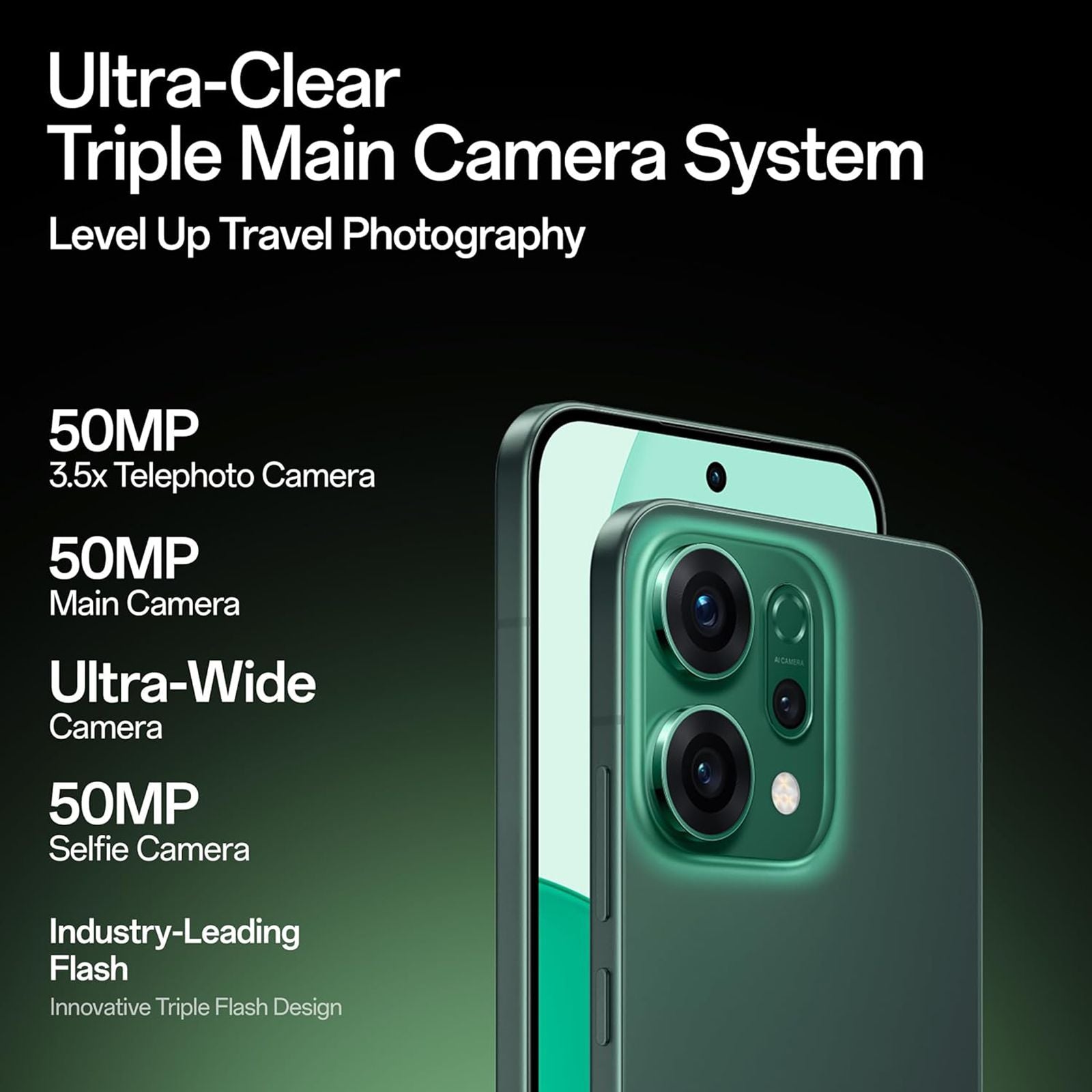 oppo Reno 14 5G (12GB RAM, 512GB, Pearl White)
