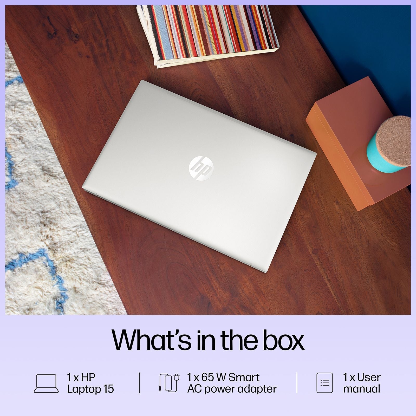 HP 15-fd0691TU Thin & Light Laptop (12GB RAM, 512GB SSD, Windows 11 Home, 15.6 inch Full HD Display, Natural Silver, 1.59 KG)