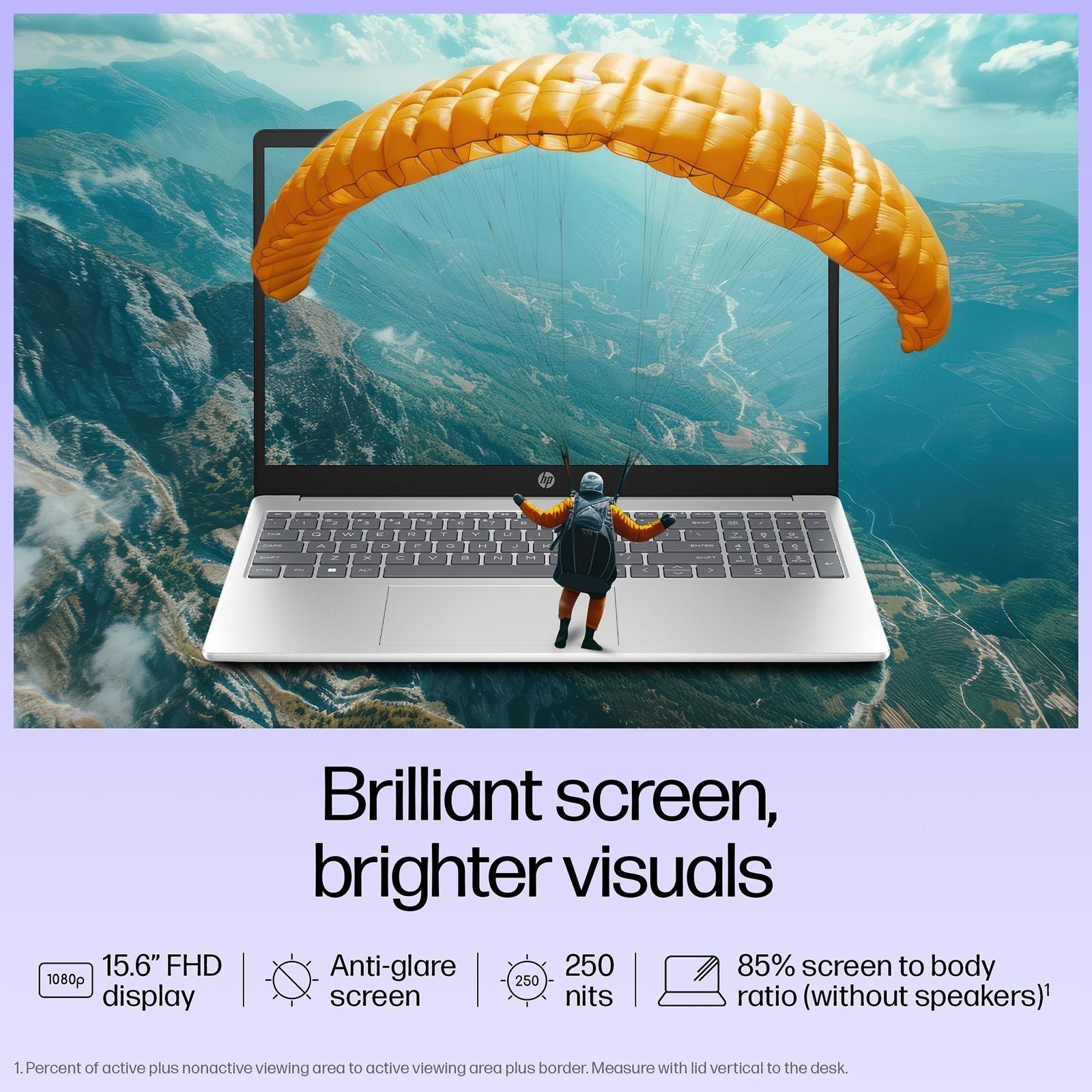 HP 15-fd1284TU Intel Core 3 Thin & Light Laptop (16GB, 512GB SSD, Windows 11 Home, 15.6 inch Full HD Display, Natural Silver, 1.65 KG)