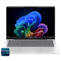 HP OmniBook 5 14-he0015QU Qualcomm Snapdragon X Thing & Light Laptop (16GB, 1TB SSD, Windows 11 Home, 14 inch 2K OLED Display, MS Office Home 2024, Glacier Silver, 1.35 KG)