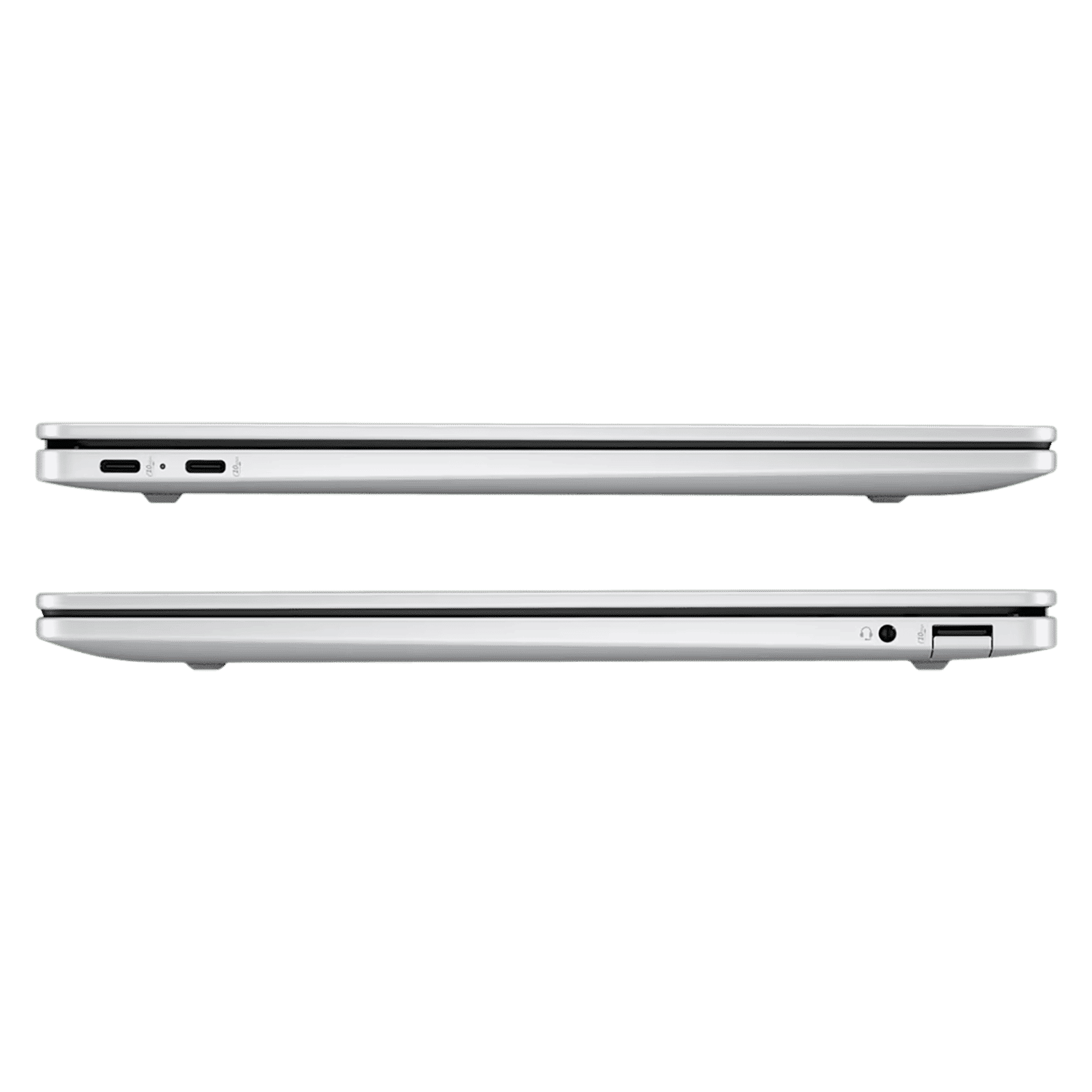 HP OmniBook 5 14-he0015QU Qualcomm Snapdragon X Thing & Light Laptop (16GB, 1TB SSD, Windows 11 Home, 14 inch 2K OLED Display, MS Office Home 2024, Glacier Silver, 1.35 KG)