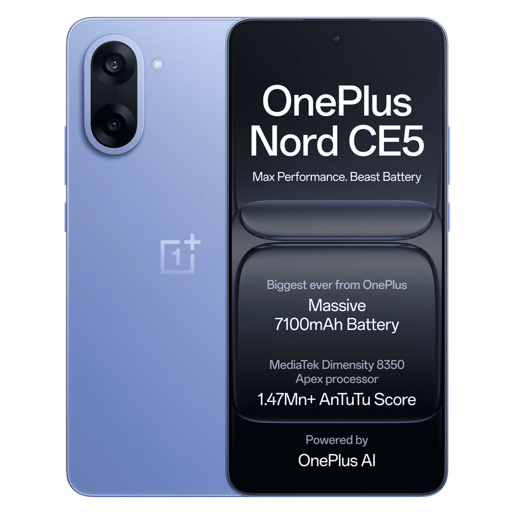OnePlus Nord CE5 5G (8GB RAM, 256GB, Nexus Blue)
