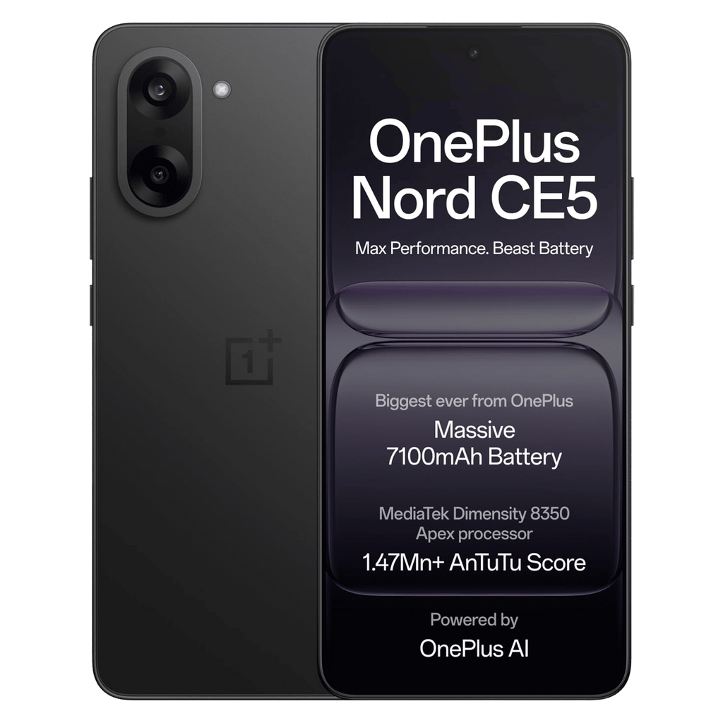 OnePlus Nord CE5 5G (8GB RAM, 128GB, Black Infinity)