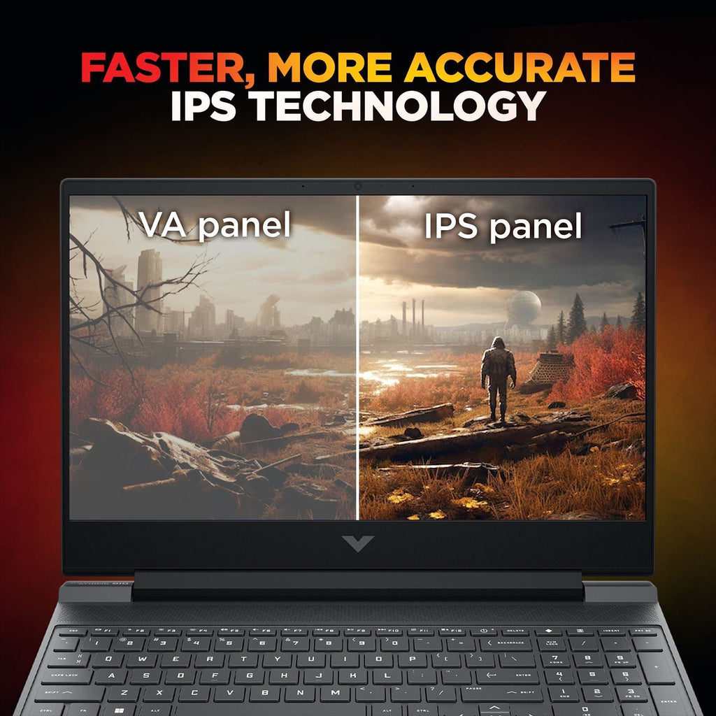 HP Victus 15-fa2309TX Intel Core i7 13th Gen Gaming Laptop (24GB, 1TB SSD, Windows 11 Home, 8GB Graphics, 15.6 Inch 144 Hz Full HD IPS Display, NVIDIA GeForce RTX 5050, MS Office Home 2024, Mica Silver, 2.29 KG)