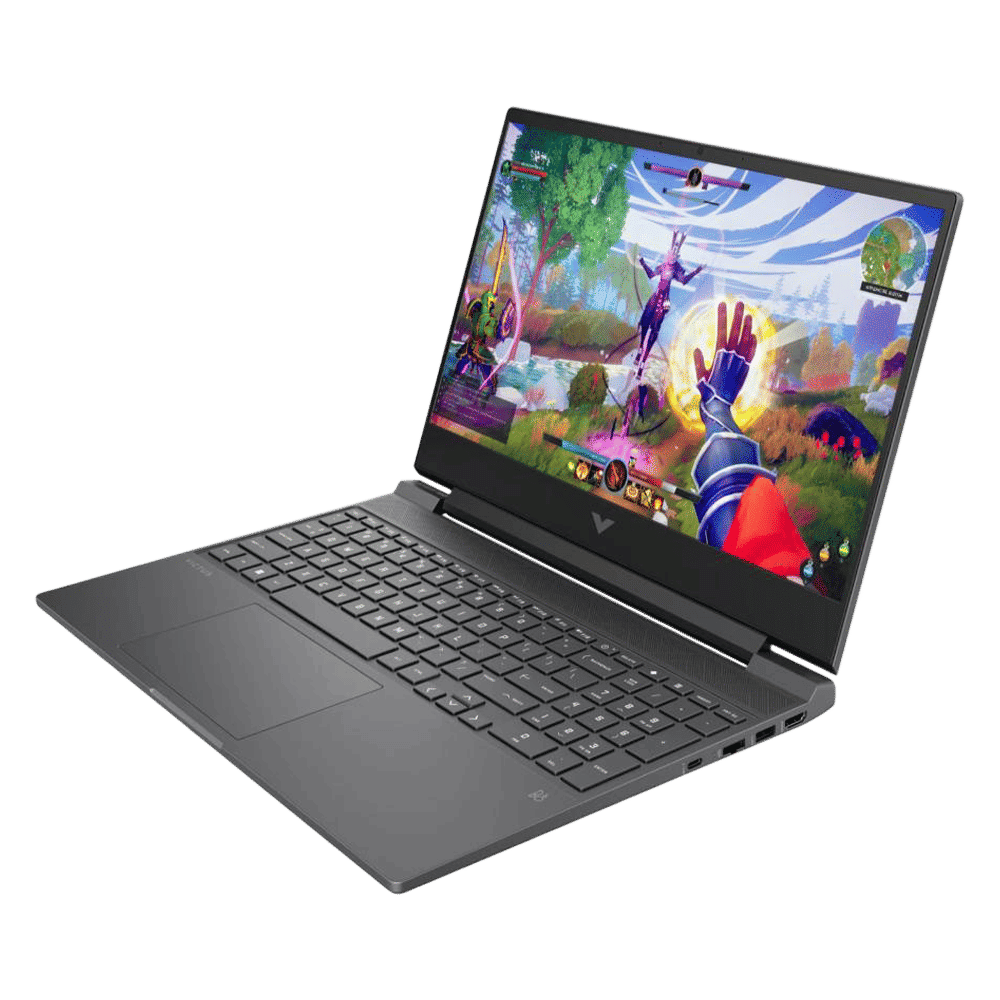 HP Victus 15-fa2309TX Intel Core i7 13th Gen Gaming Laptop (24GB, 1TB SSD, Windows 11 Home, 8GB Graphics, 15.6 Inch 144 Hz Full HD IPS Display, NVIDIA GeForce RTX 5050, MS Office Home 2024, Mica Silver, 2.29 KG)