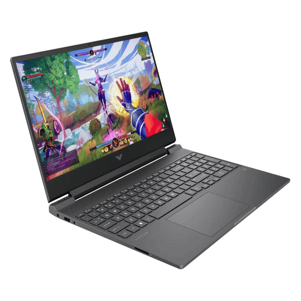 HP Victus 15-fa2309TX Intel Core i7 13th Gen Gaming Laptop (24GB, 1TB SSD, Windows 11 Home, 8GB Graphics, 15.6 Inch 144 Hz Full HD IPS Display, NVIDIA GeForce RTX 5050, MS Office Home 2024, Mica Silver, 2.29 KG)