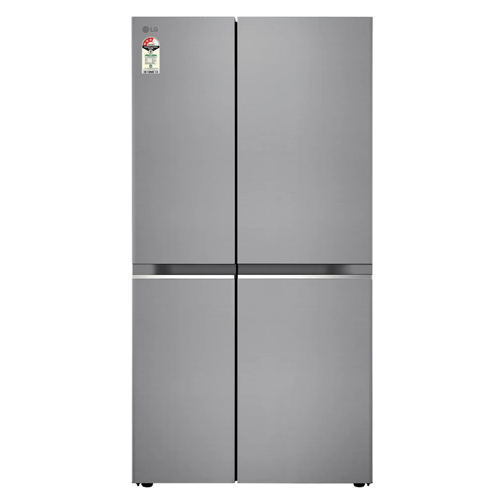 LG 650 Litres 3 Star Frost Free Side by Side Refrigerator (GL- B257HPZ3, Shiny  Steel)