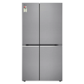 LG 650 Litres 3 Star Frost Free Side by Side Refrigerator (GL- B257HPZ3, Shiny  Steel)
