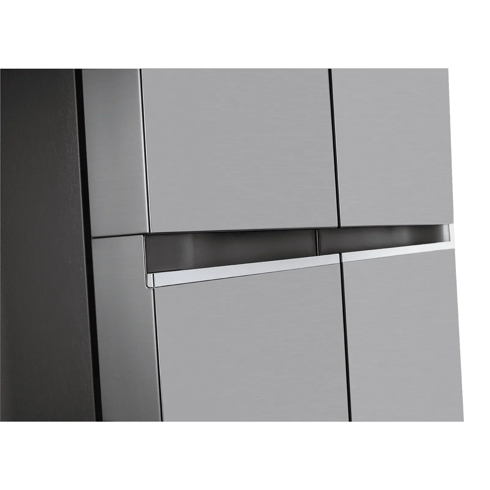 LG 650 Litres 3 Star Frost Free Side by Side Refrigerator (GL- B257HPZ3, Shiny  Steel)