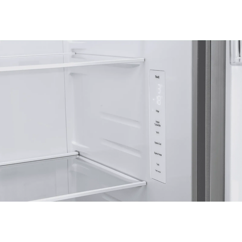 LG 650 Litres 3 Star Frost Free Side by Side Refrigerator (GL- B257HPZ3, Shiny  Steel)