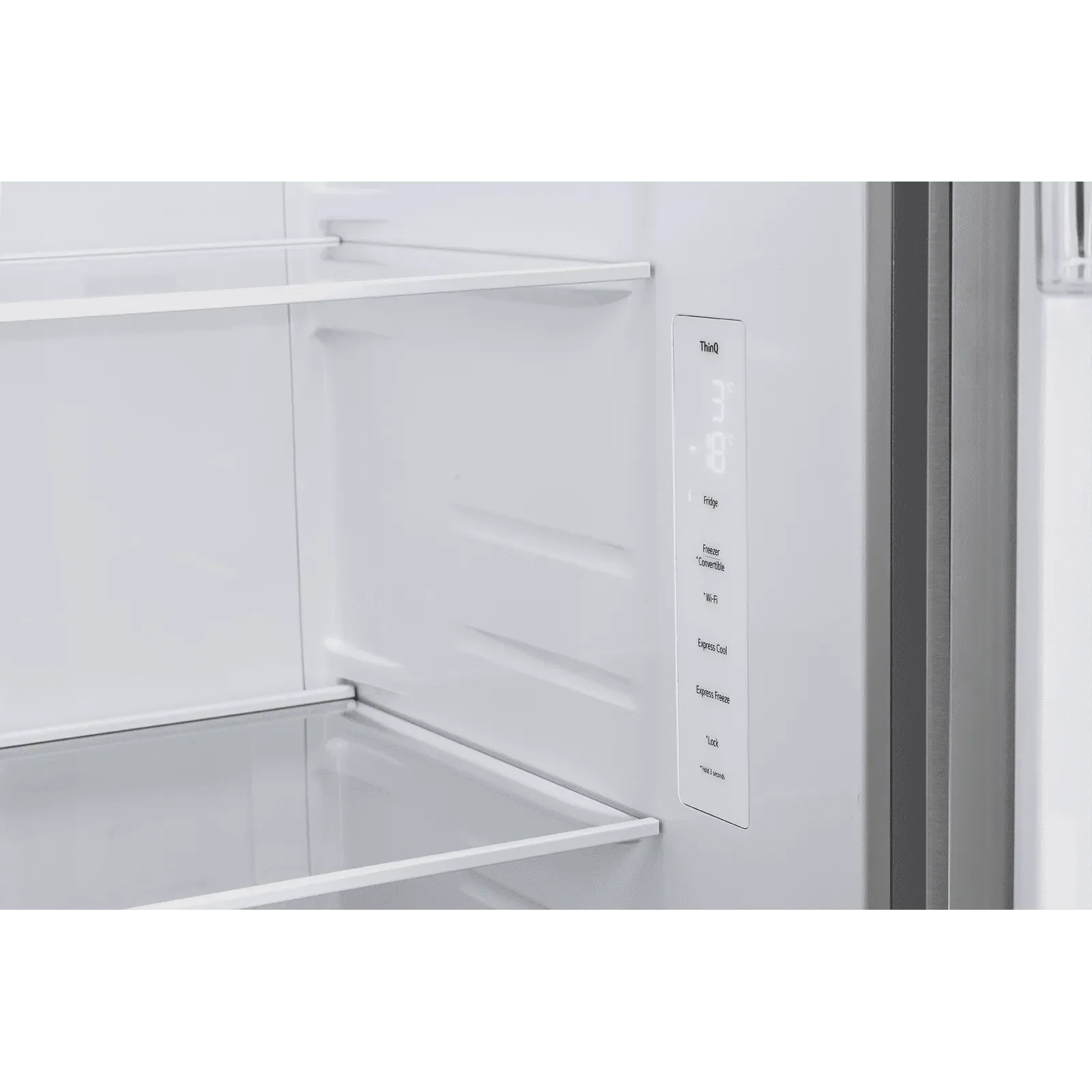 LG 650 Litres 3 Star Frost Free Side by Side Refrigerator (GL- B257HPZ3, Shiny  Steel)