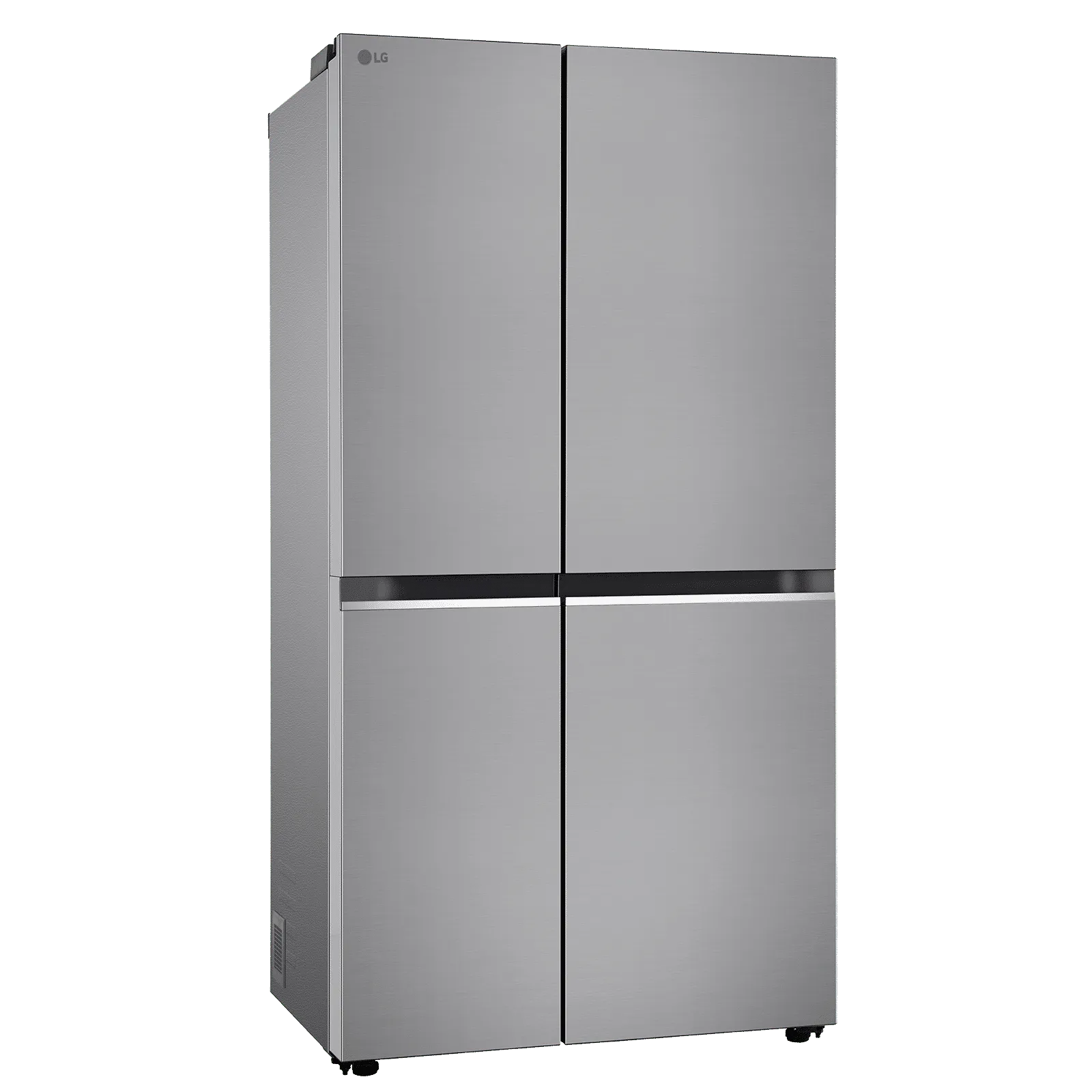 LG 650 Litres 3 Star Frost Free Side by Side Refrigerator (GL- B257HPZ3, Shiny  Steel)
